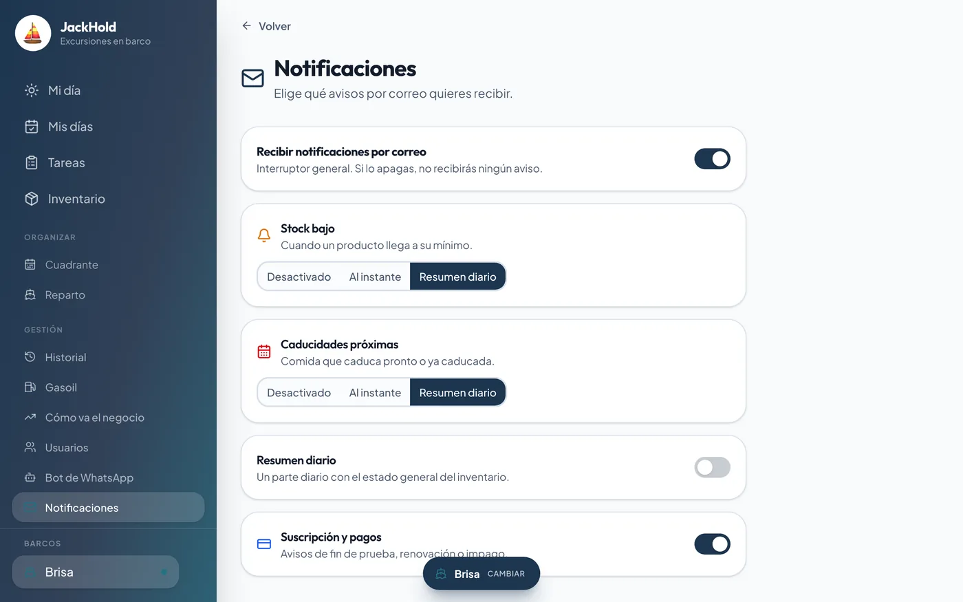 Pantalla: El parte de cada mañana